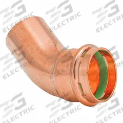 QUICKFITTING SUREPRESS Press Copper 45-Degree Elbow: 1 1/4 in CTS x 1 1/4 in CTS size, Copper (MPN SPWE44-45STR). Key specifications — Brand: QUICKFITTING SUREPRESS; Broad - Material for Bullet: Copper Or Bronze; Brand - Broad: QUICKFITTING SUREPRESS.