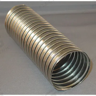 DAYCO Metal Exhaust: 5 in Hose Inside Dia., 24 in Hose Lg, 304 Stainless Steel - Automotive Exhaust Hoses