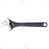 WESTWARD Adjustable Wrench: Alloy Steel, Black Phosphate, 10 in Overall Lg, 1 9/32 in Jaw Capacity (MPN 31D015). Key specifications — attr309359: Black Phosphate; attr324924: WESTWARD; attr309358: Alloy Steel.