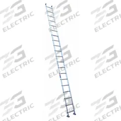 WERNER Straight Ladder: 20 ft Ladder Size, Aluminum, 300 lb Load Capacity, 44 lb Wt, 20 Rungs (MPN D1520-1). Key specifications — Color: Silver; Brand: WERNER; Included Features: Mar-Resistant End Caps; Shoe Type: Slip-Resistant.