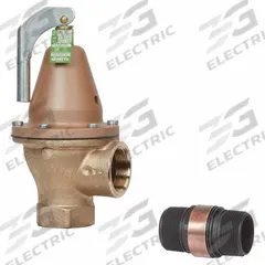WATTS Temperature and Pressure Relief Valve: Section XIII ASME Section, MNPTF x FNPTF, Bronze (MPN 1 40XL-4-125/210 FS). Key specifications — Brand: WATTS; Body Material: Bronze.