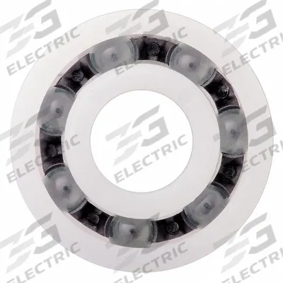 IGUS Polymer Ball Bearing: 6004, Open, 20 mm Bore, 42 mm OD, 12 mm Wd, Polymer Ring - Maintenance-Free Plastic Radial Ball Bearings