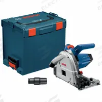 BOSCH Track Saw: 6 1/2 in Blade Dia., 2 1/4 in Max. Cutting Dp @ 0 Deg., -1°to 47° (MPN GKT13-225L). Key specifications — attr1170701: Track Not Included; attr1170713: BOSCH.