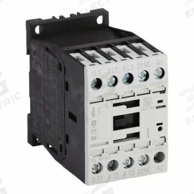 EATON Magnetic Contactor: Non-Reversing, 3 Poles, 3NO Contacts, 7 A - Non-Reversing IEC Contactors