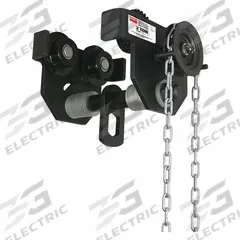 DAYTON Geared Trolley: Geared, 4,000 lb Max Hoist Load Capacity (MPN OZ2GBT). Key specifications — For Beam Shape: Tapered; Trolley Frame Material: Steel.