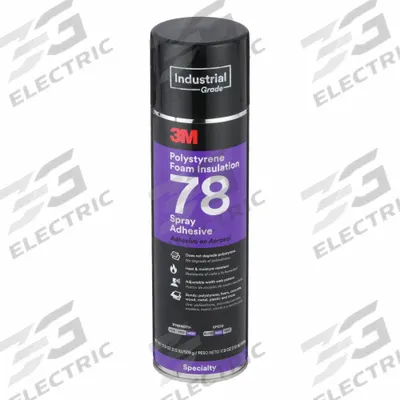 3M Spray Adhesive: 78, 24 fl oz, Aerosol Can - Spray Adhesives for Foam & Fabric