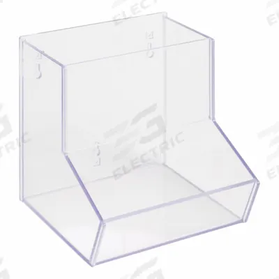 POLTEX Lab Bulk Bin: 8 1/2 in Overall Wd, 8 3/8 in Overall Ht, 8 5/8 in Overall Lg - Lab Storage Bins