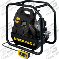 ENERPAC Electric Powered Hydraulic Pump: 10,000 psi Max. Op Pressure, 60 cu in/min Max. Flow Rate (MPN ZU4208TE-QR). Key specifications — attr941810: ZU4208TE-QR; attr941817: 2-Position; attr941814: Advance.
