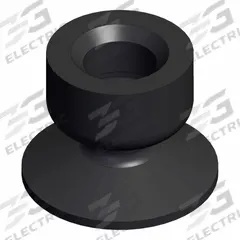 SMC Pad Unit: Flat, w/o Adapter, 3.5 mm Pad Dia, Silicone, Black, 40, 3 mm Pad Ht, ZP3 (MPN ZP3-035US). Key specifications — attr1019101: ZP3-035US; attr1019103: SMC; attr1019107: 40.