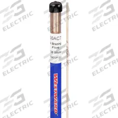 WESTWARD Brazing Alloy: Phos Copper, 5%, BCuP-3, 1/8 in x 20 in, Bare, 28 PK (MPN 30AC73). Key specifications — Manufacturer Part Number: 30AC73; Brand: WESTWARD; pack-container: 28/pk.