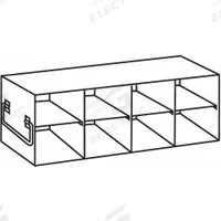 Freezer Rack: 22 in Overall Lg, 5 1/2 in Overall Wd, Stainless Steel, Handles (MPN RF42375A). Key specifications — Includes: Handles; Material: Stainless Steel; Product Type: Freezer Rack; Brand: ARGOS TECHNOLOGIES.