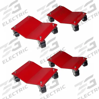 Auto Dolly: Heavy Duty, 10,000 lb Lifting Capacity, 12 in x 16 in x 4 in - Heavy-Duty Car Wheel Dollies