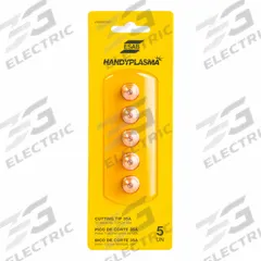 ESAB Plasma Cutting Tip: For ESAB HandyPlasma 60A Torch, 35 A (MPN 0559337001). Key specifications — Manufacturer Part Number: 0559337001; For Plasma Torch Type: Handheld; Brand: ESAB; For Plasma Torch Series (Table): HandyPlasma 60A.