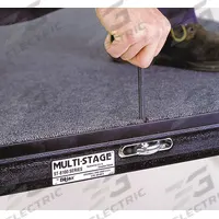 BIL-JAX Carpeted Portable Stage Package: 2.3 ft Max Overall Ht, 60 ft Overall Lg, 60 ft Overall Wd (MPN 0106-GCSP-60X60). Key specifications — Brand: BIL-JAX; Includes: (225) Modular Decks; Material: Steel.