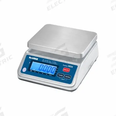 B-TEK Industrial Bench Scale: 9 in x 7 1/2 in, IP65, Integrated - Compact Bench Scales
