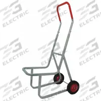 DAYTON Furniture Hand Truck: 240 lb, For 16 Chairs, Flow-Back, Gray, 8 in Wheel Dia., Tread on Core (MPN 30F009). Key specifications — Color: Gray; Brand: DAYTON.