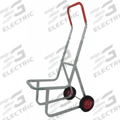 DAYTON Furniture Hand Truck: 240 lb, For 16 Chairs, Flow-Back, Gray, 8 in Wheel Dia., Tread on Core (MPN 30F009). Key specifications — Color: Gray; Brand: DAYTON.