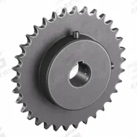 TRITAN Roller Chain Sprocket: 40, For 1/2 in Chain Pitch, 1 in Bore Dia, 34 Teeth, Steel (MPN 40BS34H X 1). Key specifications — Brand: TRITAN.