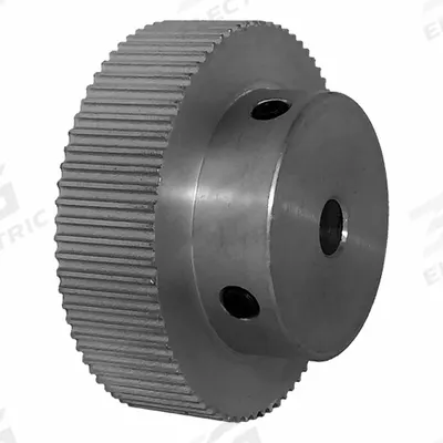 Dayton Timing Pulley: Modified Curvilinear, Fixed, For GT Timing Belt Section - GT Section Fixed-Bore Timing Pulleys with Hub
