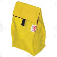 R&B FABRICATIONS Tote Bag: Nylon, Yellow, 750 cu in Interior Volume, 6 in Lg, 9 in Wd, 14 in Ht (MPN RB-425-YL). Key specifications — Color: Yellow; Material: Nylon; Brand: R&B FABRICATIONS.
