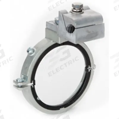 BRIDGEPORT FITTINGS Split Bushing: Steel, Tin Electro-Plated/Zinc Plated, 3 in Trade Size - Split Grounding Bushings