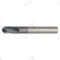 WIDIA HANITA Ball End Mill: Carbide, TiAlN Coated, 2 Flute, 1 mm Mill Dia, 3 mm LOC, 38 mm OAL (MPN 715101000RT)
