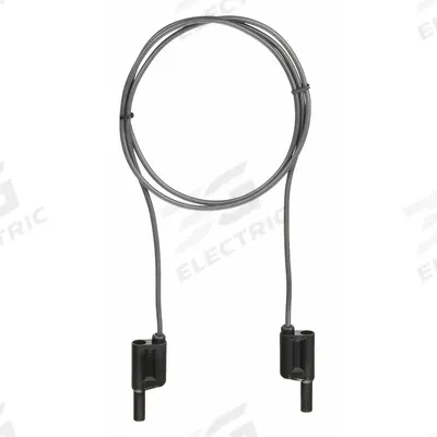 POMONA Test Leads: CAT III 1000V, Black Electrical Current Color, Banana Plug - Test Leads with Probes