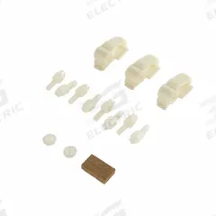 ELKAY Push Bar Repair Kit: (10) Rivet-Drive Types/(2) Bumpers Cork/Rubber/(2) Press Bars/(6) Pivots (MPN 98537C). Key specifications — Compatible Product Type: Various Elkay and Halsey Taylor Water Coolers; Includes: (6) Pivots; Product Type: Push Bar Repair Kit; Brand: ELKAY; Filter Product Type: other.