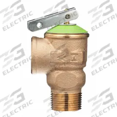 WILKINS Pressure Relief Valve: MNPT x FNPT, 3/4 in x 3/4 in, Cast Brass/Bronze, 1 1/2 in Overall Ht (MPN P1000AXL-150C). Key specifications — Brand: WILKINS.