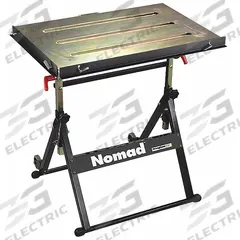 BUILDPRO Portable Welding Table: 26 in to 32 in Ht Range, 20 in Dp, 30 in Wd, 350 lb Wt Capacity (MPN TS3020). Key specifications — Work Surface Pattern: Three 1.1 in Slots; Manufacturer Part Number: TS3020; Brand: BUILDPRO.
