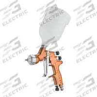 DEVILBISS HVLP Spray Gun Kit: HVLP, 1/4 in Air Inlet Size, Dyes/Glazes/Lacquers/Paints/Stains (MPN ADV-G506-14). Key specifications — Brand: DEVILBISS; Air Inlet Type: BSP; Compatible Fluid Type: Dyes; Material: Aluminum.