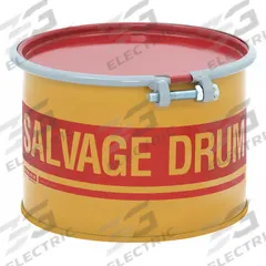APPROVED VENDOR Salvage Drum: Steel, 5 gal, Bolt Ring, 20 ga / 20 ga / 20 ga, Salvage Drum, Steel (MPN HM0501). Key specifications — Drum Material: Steel; Drum Head Type: Open Head; UN Rating Solids: 1A2/X60/S; UN Rating Liquids: 1A2/Y1.8/150; Drum Message Text: Salvage Drum; Closing Ring Material: Steel; For Holding: Liquids; Brand: APPROVED VENDOR.