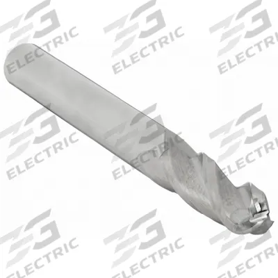 APPROVED VENDOR Ball End Mill: Carbide, 3 Flute, 1/2" Mill Dia, 1" LOC, 3" OAL (MPN 222-001210) - General Purpose Carbide Ball End Mills