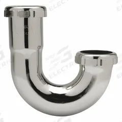 ZURN Bend: Brass, Chrome-Plated, Silver, 1 1/2 in Nominal Pipe Size, 10 3/8 in Overall Lg (MPN ZR65-PC). Key specifications — Finish: Chrome-Plated; Includes: Slip Nut; Includes Cleanout: No; Brand: ZURN.
