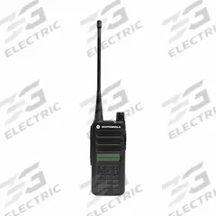 MOTOROLA Handheld Two Way Radio: CP100d Series, VHF, Digital, DMR, 5 W, 160 Channels, Li-Ion, Black (MPN AAH87JDF9JA2AN). Key specifications — Color: Black; FCC License Required: Yes.