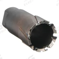 MILWAUKEE Annular Cutter: 1 3/16 in Cutter Dia, 2 in Max Cutting Dp, Pilot Pin Included, Bright (MPN 49-57-1187). Key specifications — attr253884: Yes; attr253885: Bright; attr253886: Carbide; attr253888: Fractional Inch; attr277149: MILWAUKEE.