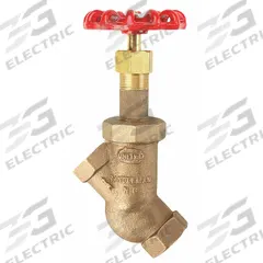 UNITED BRASS WORKS Globe Valve: For Gas/Oil/Steam/Water Media, Bronze, Y-Body, 1 in Pipe Size, FNPT (MPN 285947). Key specifications — Brand: UNITED BRASS WORKS; Bonnet Material: Bronze; Connection Type: FNPT.