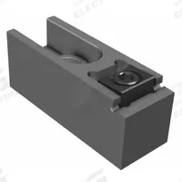 MITEE-BITE Slotted Modular Pitbull Clamp: Steel, Knife Face, 3/8"-16 Bolt (MPN 26250). Key specifications — Manufacturer Part Number: 26250; Brand: MITEE-BITE PRODUCTS INC.