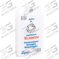 SUPCO Mini Data Logger: 0%to 99% Relative Humidity Measured, -40°F to 160°F, -40°C to 70°C, SL300TH. Key specifications — Interface: USB; Parameters Measured: Dew Point; Brand: SUPCO; Features: 30 Character User ID Field; Includes: USB Cable; Software Options: Software Included; Data Logger Type: Temperature.