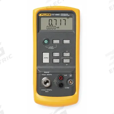 FLUKE Handheld Pressure Calibrator: FLUKE-717-5000G, Included, 0 psi – 5,000 psi - Compact Handheld Pressure Calibrators