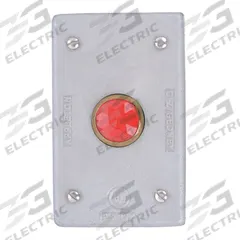 APPLETON ELECTRIC Weatherproof Cover: Aluminum, FD/FS, Pilot Lamps, 1 Gangs, 4 9/16 in Overall Ht (MPN FSK-1-JCA). Key specifications — Brand: APPLETON ELECTRIC; Color: Red; Compatible with Product Type: Pilot Lamps; Compatible with Series: FS; Mounting Orientation: Horizontal or Vertical.
