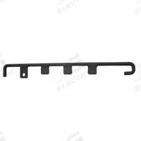 APPROVED VENDOR Locking Bar: 13 1/8 in Overall Ht, 13 1/8 in Overall Lg, 1 7/8 in Overall Wd, Black (MPN 22NY06). Key specifications — Material: Steel; Brand: APPROVED VENDOR; Includes: (1) Locking Pin; Finish: Powder Coated; Compatible with Manufacturer Model Number: VG-1000; Product Type: Locking Bar.