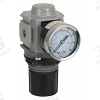 WILKERSON Compressed Air Regulator: Aluminum, 3/8 in NPT, 150 cfm, 300 psi Max Op Pressure, Knob (MPN R18-03-F0G0B). Key specifications — attr111664: Yes; attr111400: R18; attr111627: WILKERSON.