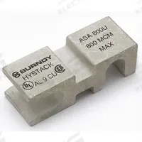 BURNDY Wire Connector: 1/0 AWG – 1000 kcmil Wire Size Range, Aluminum/Copper Wires (MPN ASA1000U). Key specifications — Body Material: Aluminum; Brand: BURNDY; For Conductor Material: Copper; For Stranded Copper Wire Size - Maximum: 1000 kcmil; For Stranded Copper Wire Size - Minimum: 1/0 AWG.