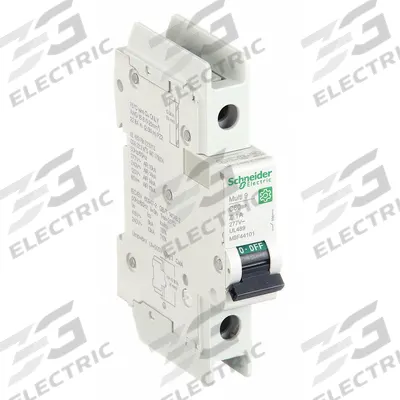 SCHNEIDER Miniature Circuit Breaker: 1 A Amps, 60V DC, 14kA at 120/240V AC - Z-Curve, 1-Pole UL489 DIN Rail-Mount Miniature Circuit Breakers