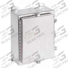 WIEGMANN Enclosure: 304 Stainless Steel, 36 in x 24 in x 8 in, NEMA 12/13/3R/4/4X, Solid Cover (MPN SSN4362408). Key specifications — Brand: WIEGMANN; Closure Method: Clamps; Enclosure Material: 304 Stainless Steel; Knockouts: Not Included.