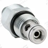 PARKER Cartridge Valve: Steel, Block-Mounted, Two Positions, Normally Closed, Screw Adjustment (MPN FV101S). Key specifications — attr1012059: FV101S; attr1250696: FV101; attr1011660: Nitrile; attr1011632: Screw; attr1011634: Steel; attr1011635: PARKER; attr1011636: Steel; attr1011644: C10-2.