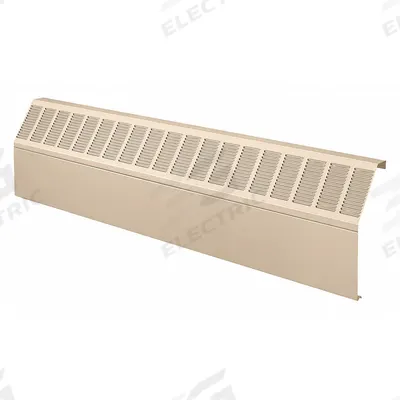BEACON MORRIS Hydronic Baseboard Heater Cabinet: Baseboard Heater Cabinets, 5 ft Lg, Beige - Cabinets for Hydronic Baseboard Heaters