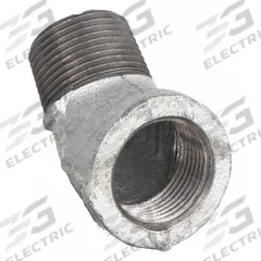 ANVIL Metal Pipe Elbow: 45° Elbow, 300 psi @ 150° F, 3/8 in x 3/8 in, Malleable Iron, Made in USA (MPN 0311027007). Key specifications — Maximum Operating Pressure: 300 psi @ 150° F; (DO NOT SEND) Manufacturer Location: Made in USA.