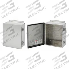 HOFFMAN Enclosure: Aluminum, 14 in x 12 in x 6 in, NEMA 12/13, Solid Cover, Hinged (MPN A1412CHAL). Key specifications — Brand: HOFFMAN; Closure Method: Clamps; Knockouts: Not Included.
